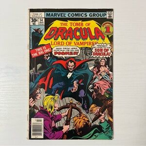 Marvel Comics Tomb of Dracula Blade #54 Mar 1977 1st App Bronze Age VG+